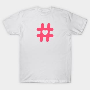 Hashtag Heart T-Shirt